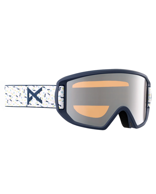 Anon Relapse Jr. Snow Goggles + Mfi® Face Mask - Confetti/Silver Amber Lens Snow Goggles - Trojan Wake Ski Snow