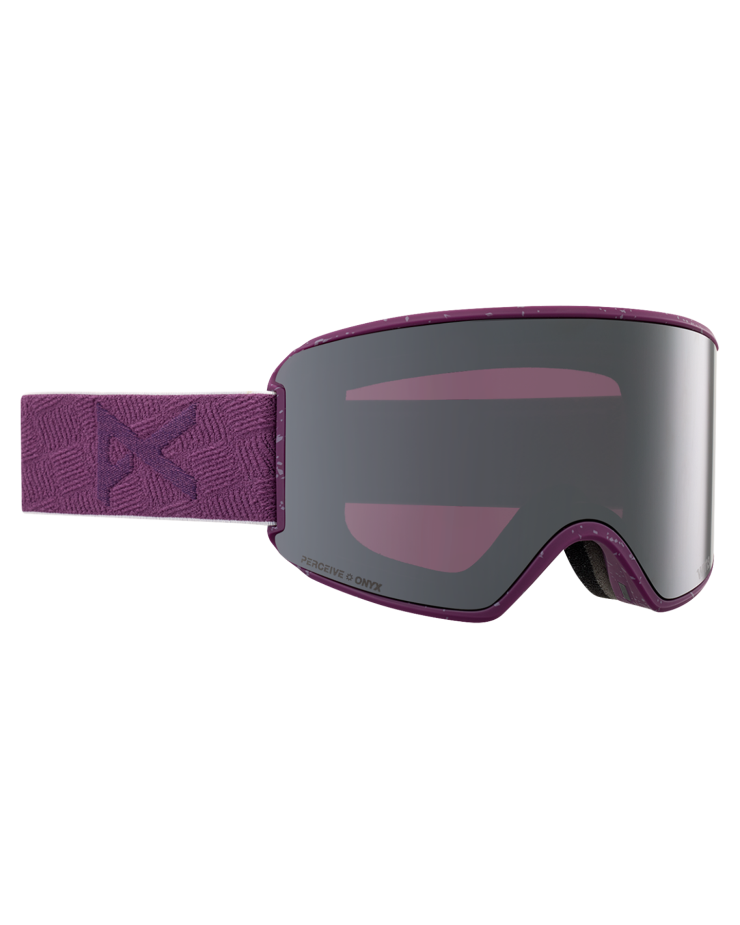 Anon WM3 Low Bridge Fit Snow Goggles + Bonus Lens + MFI - Grape / Perceive Sunny Onyx Snow Goggles - Trojan Wake Ski Snow