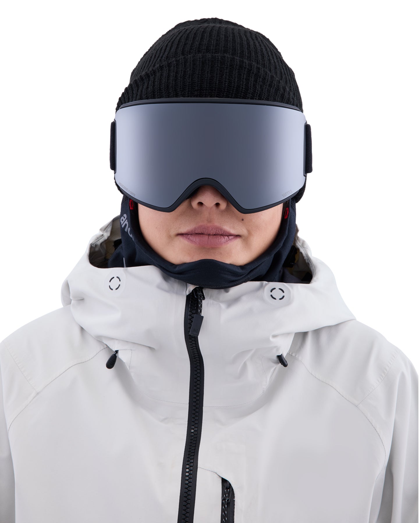 Anon WM3 Low Bridge Fit Snow Goggles + Bonus Lens + MFI - Smoke / Perceive Sunny Onyx Snow Goggles - Trojan Wake Ski Snow