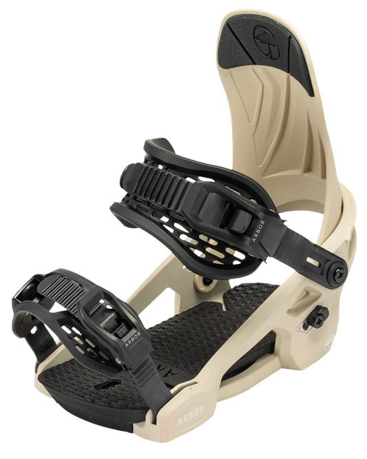 Arbor Acacia Womens Snowboard Binding - Sand - 2023 Snowboard Bindings - Trojan Wake Ski Snow