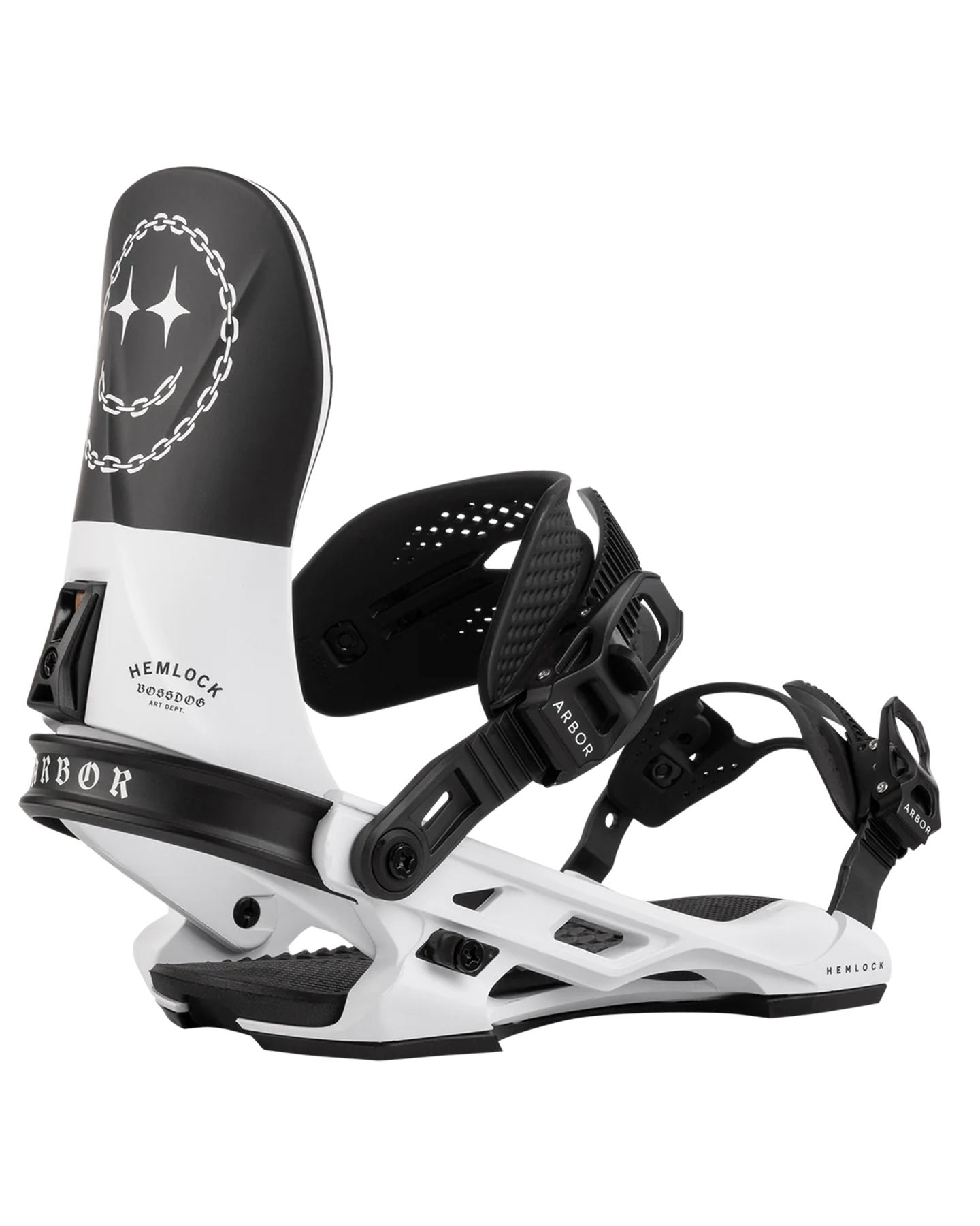 Arbor Hemlock Men's Snowboard Bindings - 2025 Snowboard Bindings - Trojan Wake Ski Snow