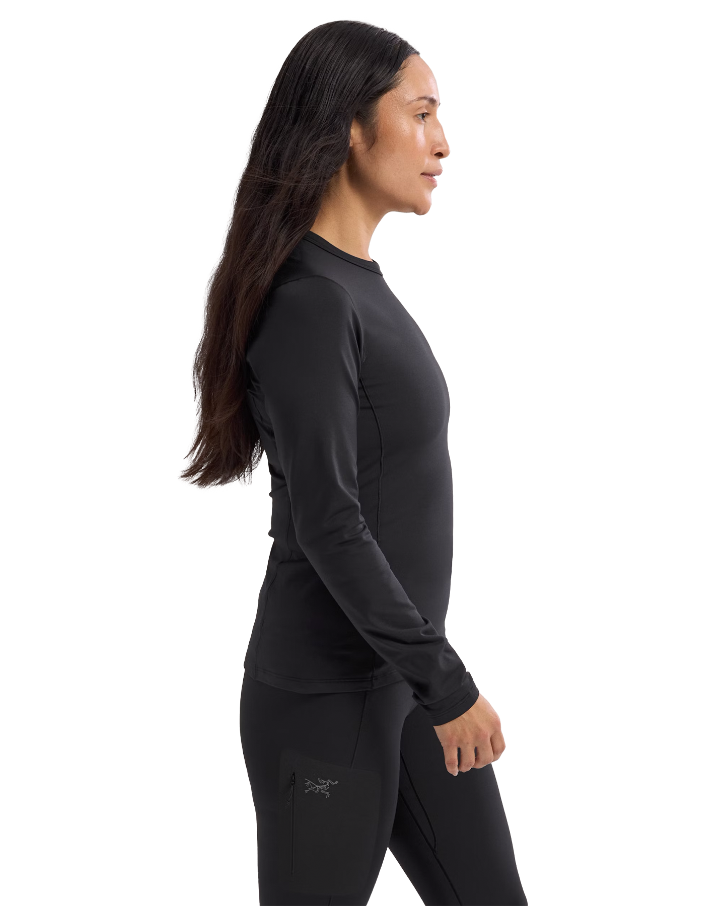 Arc'teryx Women's Rho Crew Base Layer Top Thermals - Trojan Wake Ski Snow