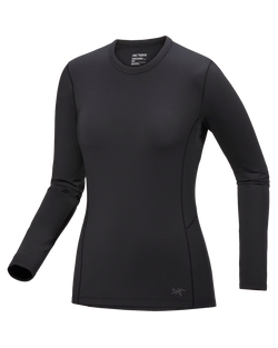 Arc'teryx Women's Rho Crew Base Layer Top Thermals - Trojan Wake Ski Snow