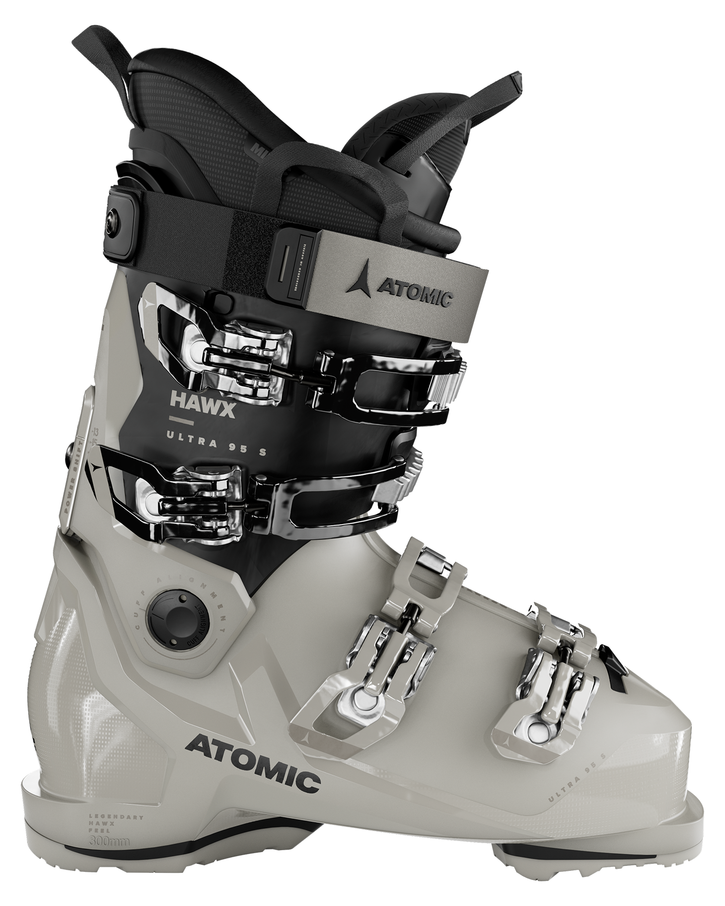 Atomic Hawx Ultra 95 S Gripwalk Women's Ski Boots - Stone - 2024 Snow Ski Boots - Trojan Wake Ski Snow