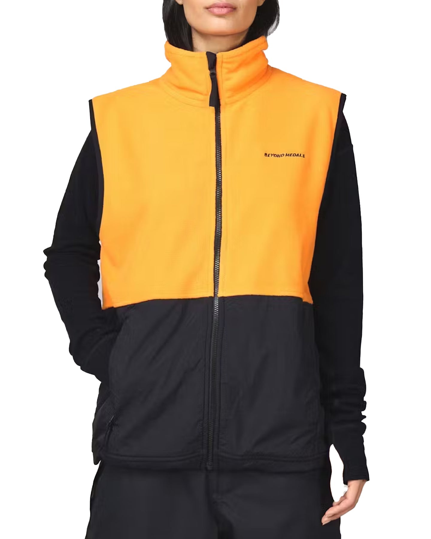 Beyond Medals Fleece Vest - Orange Jackets - Trojan Wake Ski Snow