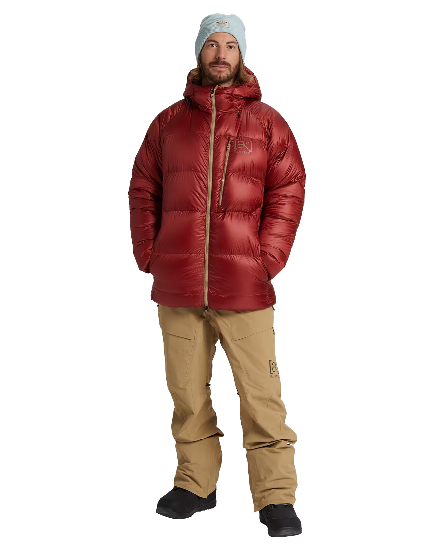 Burton Men's [ak]® Baker Expedition Down Jacket - Turbo Red Jackets - Trojan Wake Ski Snow