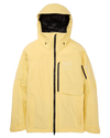 Burton Men's [ak]® Helitack Gore‑Tex 2L Stretch Snow Jacket - Buttermilk Snow Jackets - Trojan Wake Ski Snow