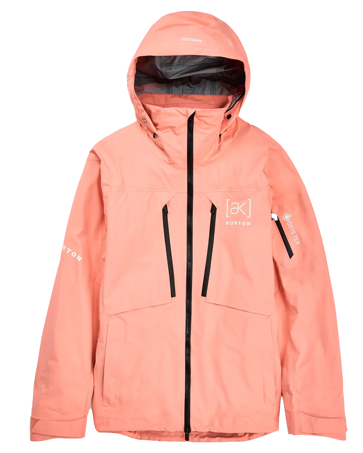 Burton Men's [ak]® Hover Gore‑Tex 3L Stretch Snow Jacket - Reef Pink Snow Jackets - Trojan Wake Ski Snow