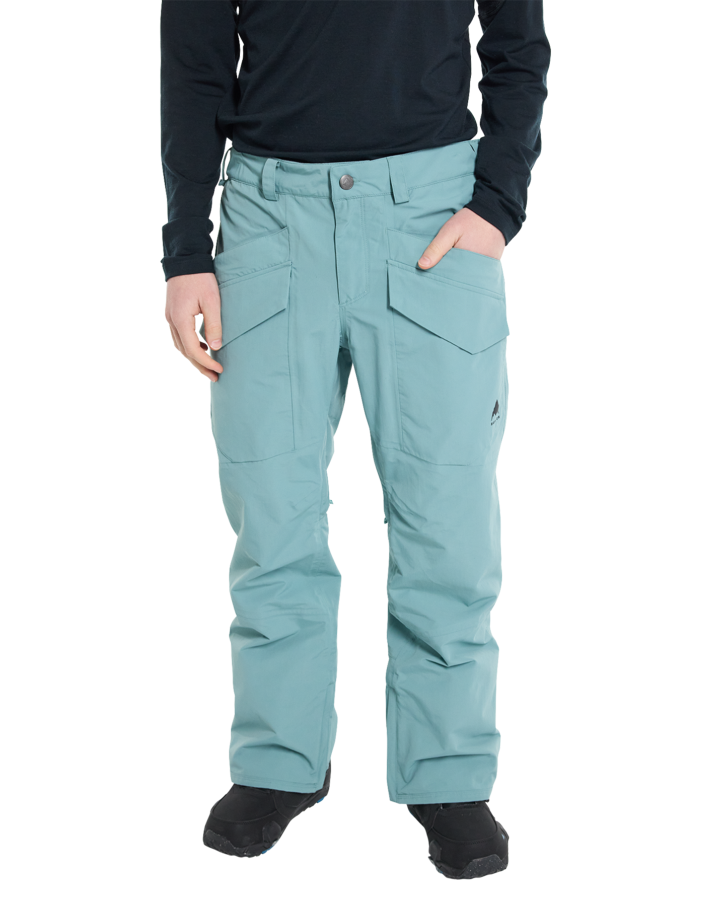 Burton Men's Covert 2.0 Snow Pants - Rock Lichen Snow Pants - Trojan Wake Ski Snow