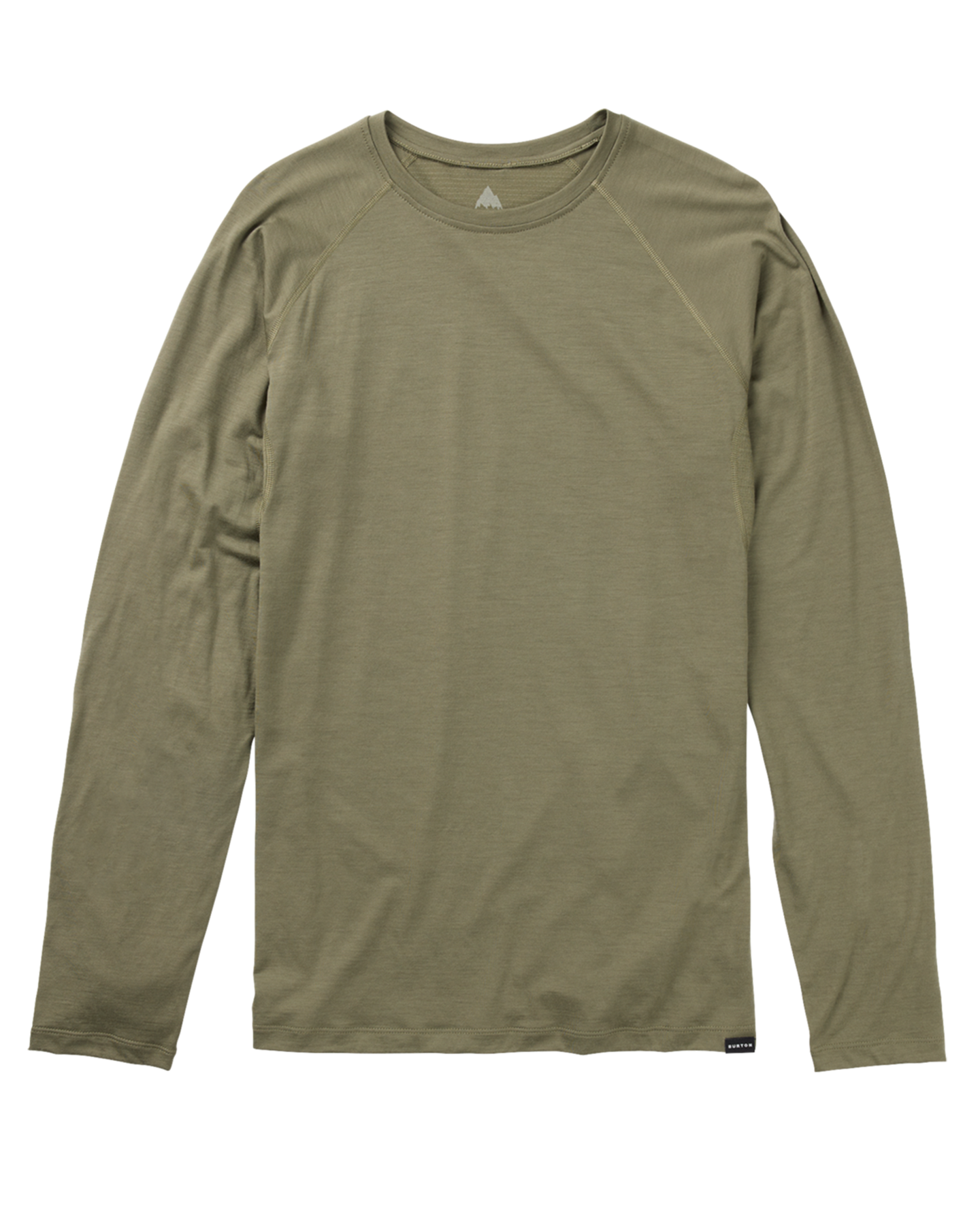 Burton Men's Phayse Merino Crewneck Fleece - Forest Moss Shirts & Tops - Trojan Wake Ski Snow