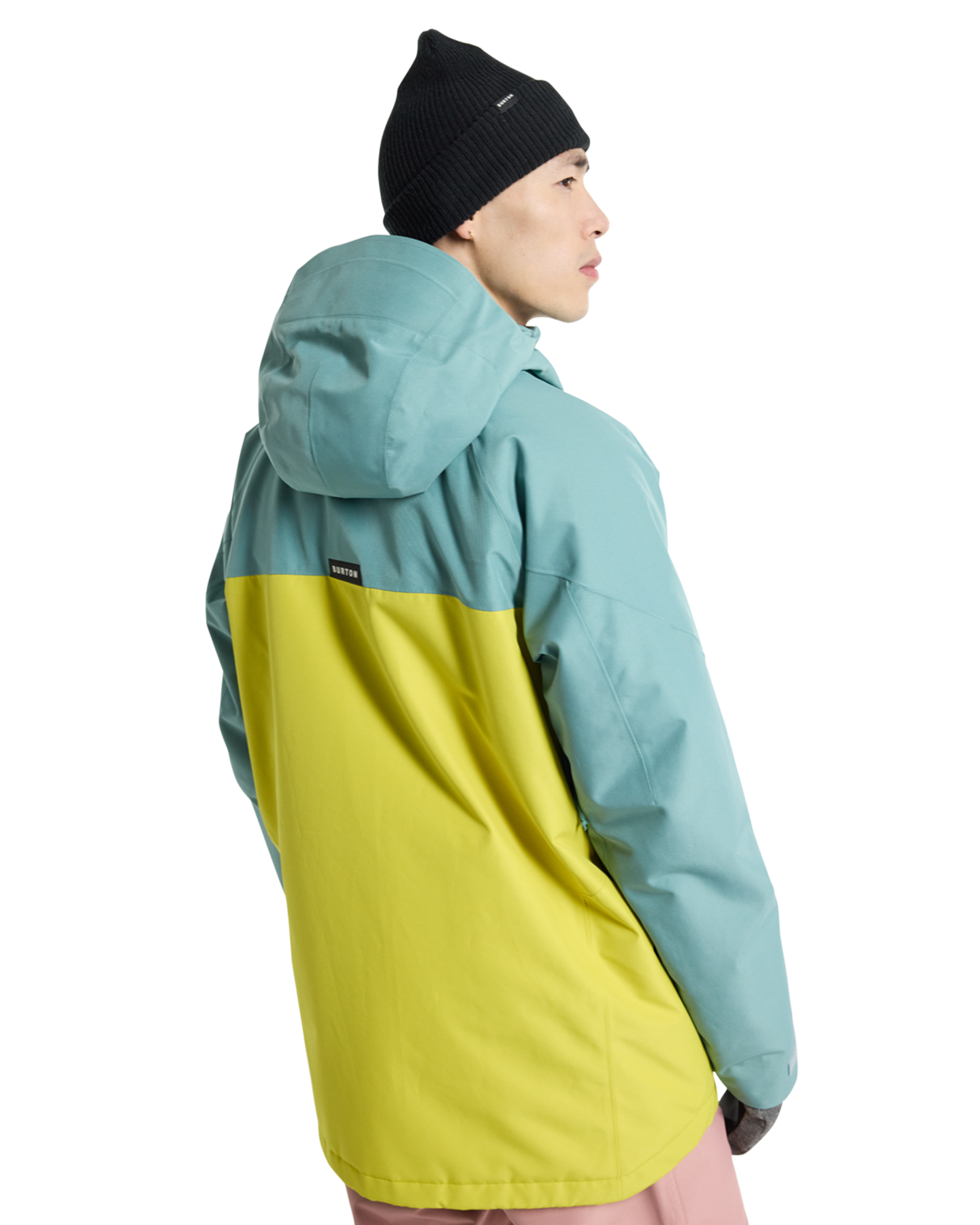 Burton Men's Pillowline Gore‑Tex 2L Snow Jacket - Rock Lichen/Powder Blush/Sulfur Snow Jackets - Trojan Wake Ski Snow