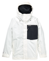 Burton Men's Powline Gore-Tex 2L Snow Jacket - Stout White/True Black Snow Jackets - Trojan Wake Ski Snow