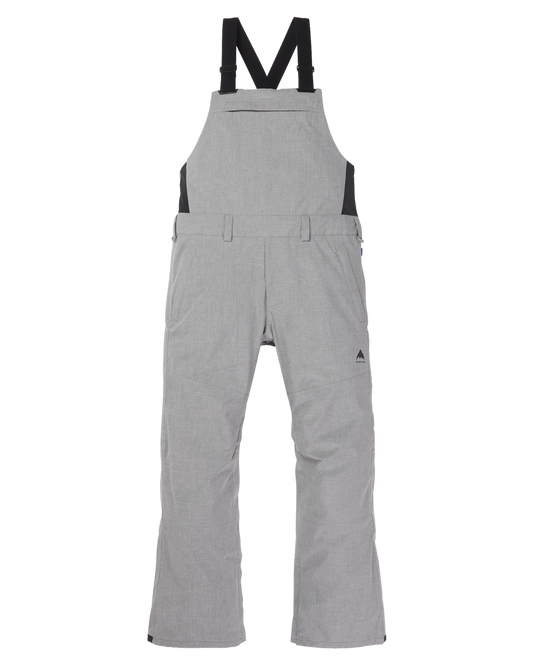 Burton Men's Snowdial 2L Bib Snow Pants - Sharkskin Snow Pants - Trojan Wake Ski Snow