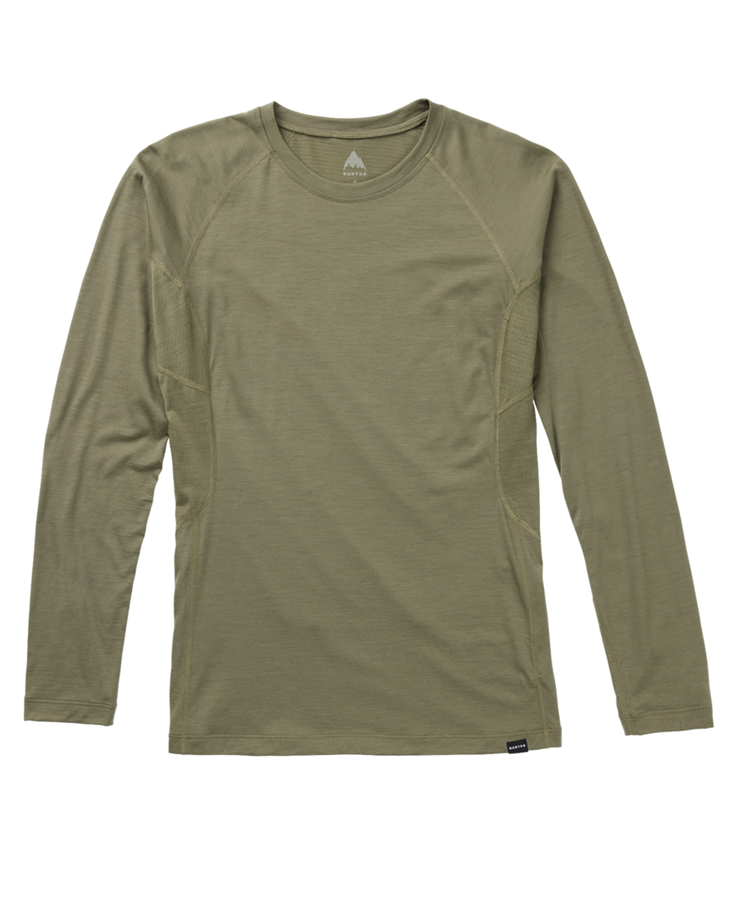 Burton Women's Phayse Merino Base Layer Crewneck - Forest Moss Shirts & Tops - Trojan Wake Ski Snow