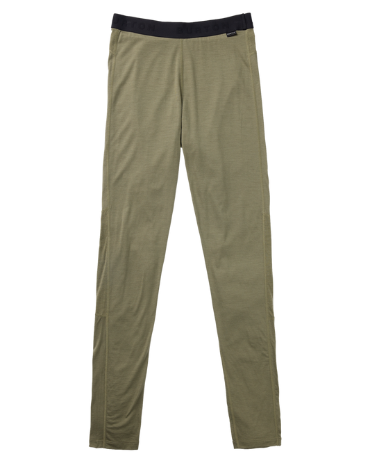 Burton Women's Phayse Merino Base Layer Pants - Forest Moss Thermals - Trojan Wake Ski Snow