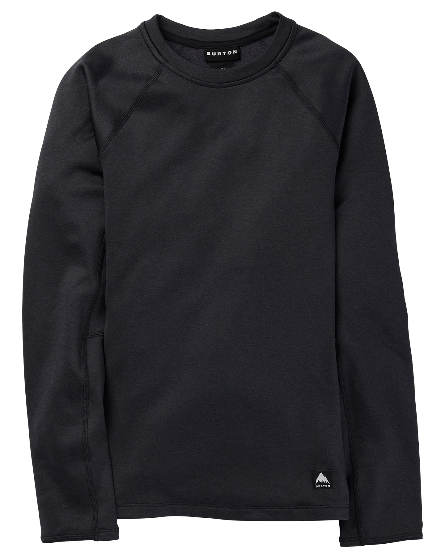 Burton Women's Stockrun Crewneck Fleece - True Black Hoodies & Sweatshirts - Trojan Wake Ski Snow