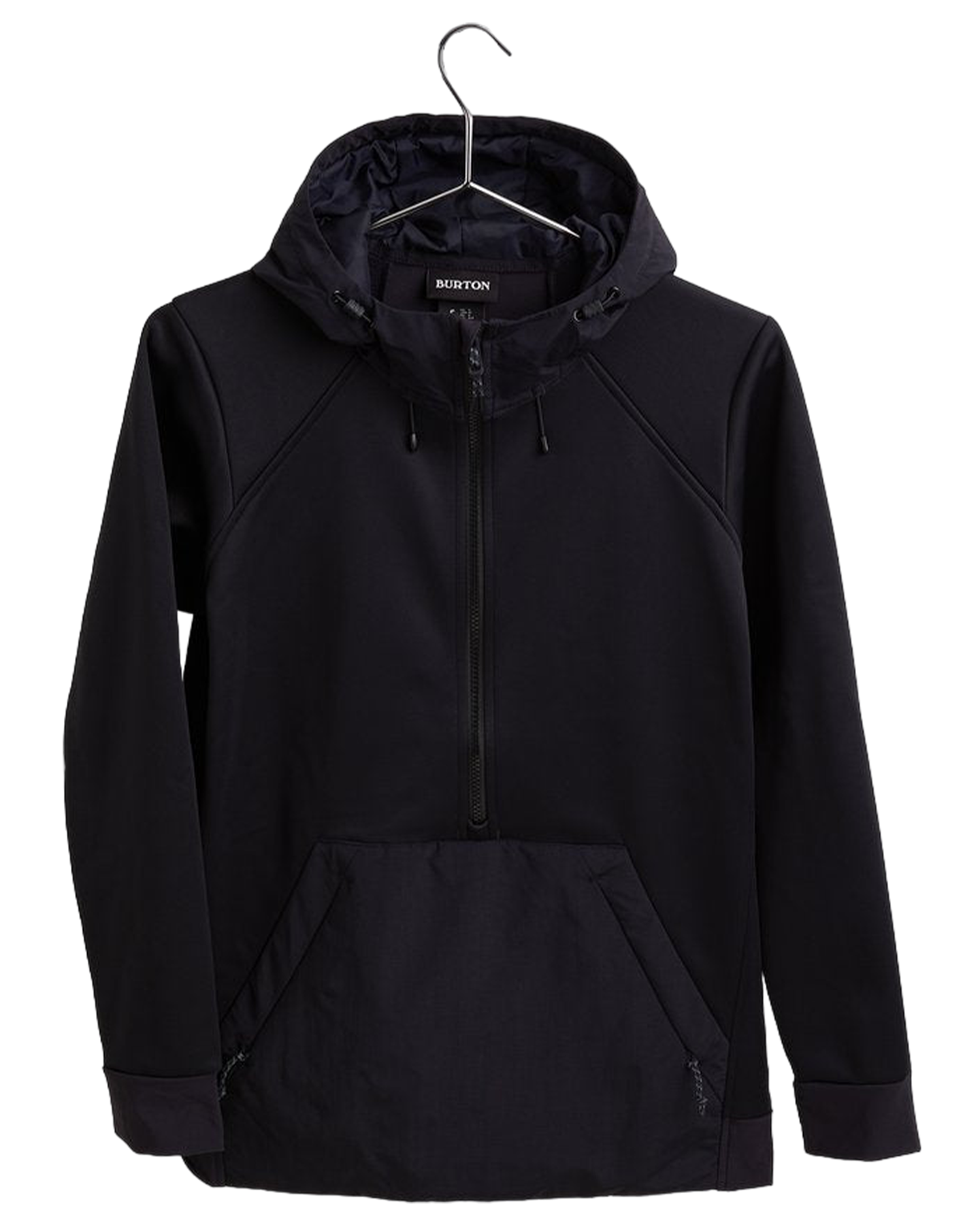 Burton Women's Crown Weatherproof Performance Pullover Hoodie - True Black - 2022 Hoodies & Sweatshirts - Trojan Wake Ski Snow