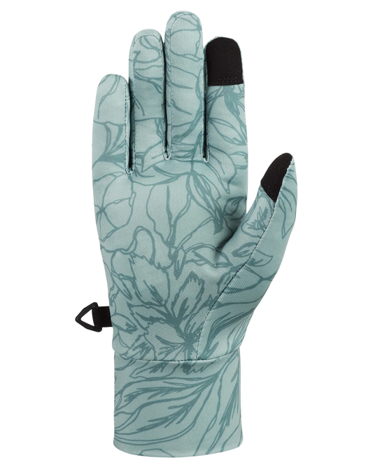 Dakine Women's Rambler Liner - Poppy Iceberg/Grey Snow Gloves & Mittens - Trojan Wake Ski Snow