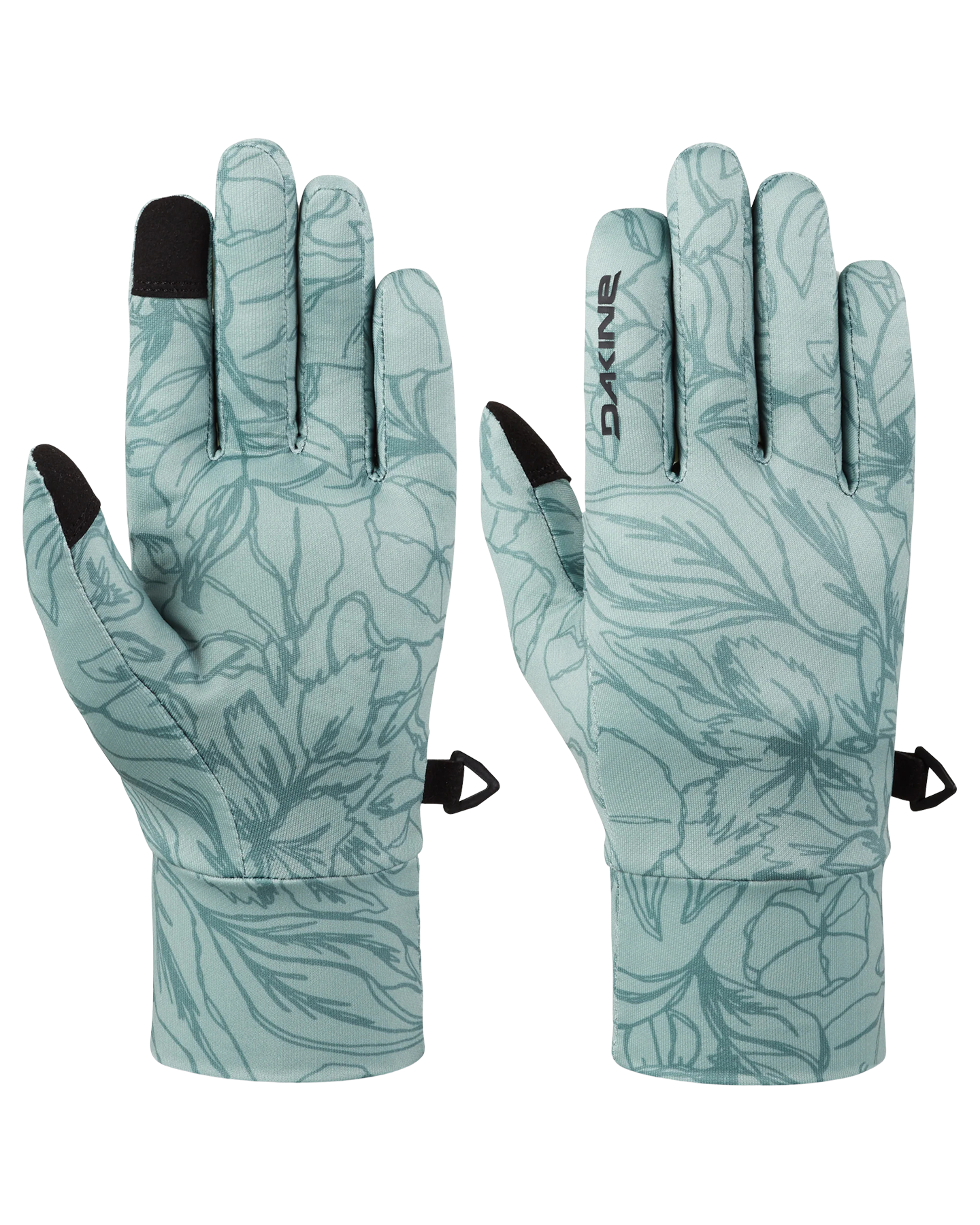 Dakine Women's Rambler Liner - Poppy Iceberg/Grey Snow Gloves & Mittens - Trojan Wake Ski Snow