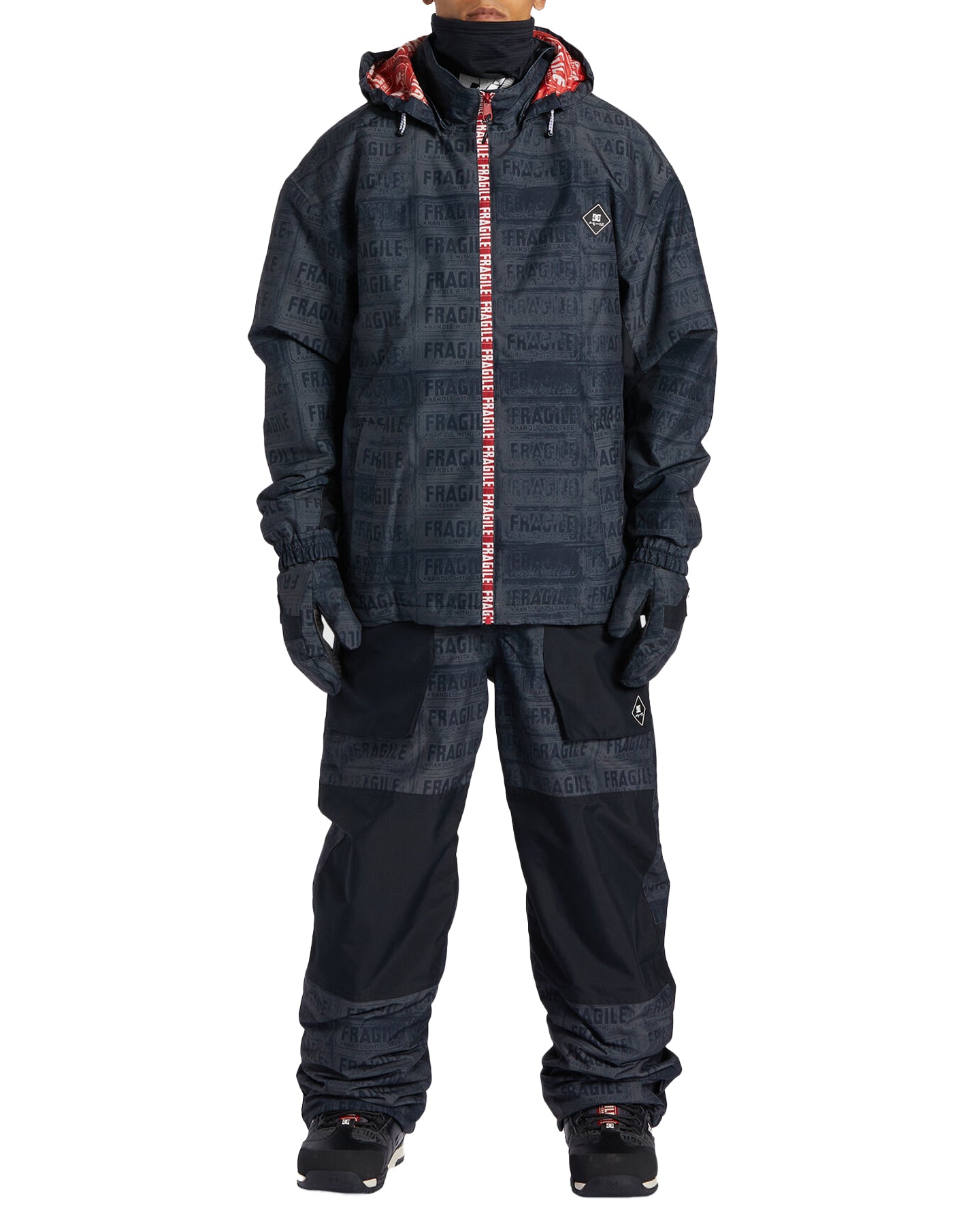 DC X Andy Warhol Vista Technical Snow Jacket - Black Fragile Snow Jackets - Trojan Wake Ski Snow