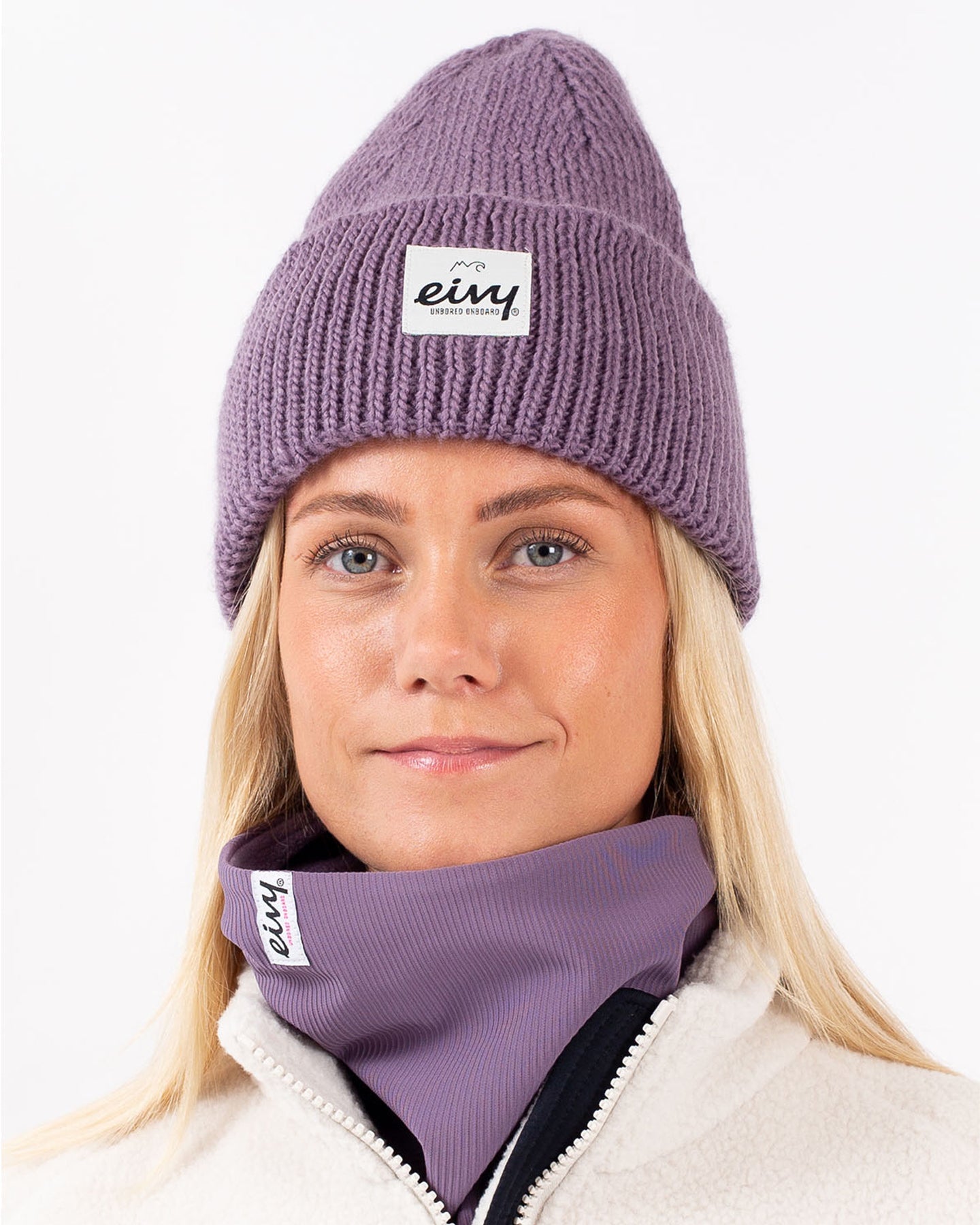 Eivy Easter Rib Wool Women's Beanie - Deep Purple Beanies - Trojan Wake Ski Snow