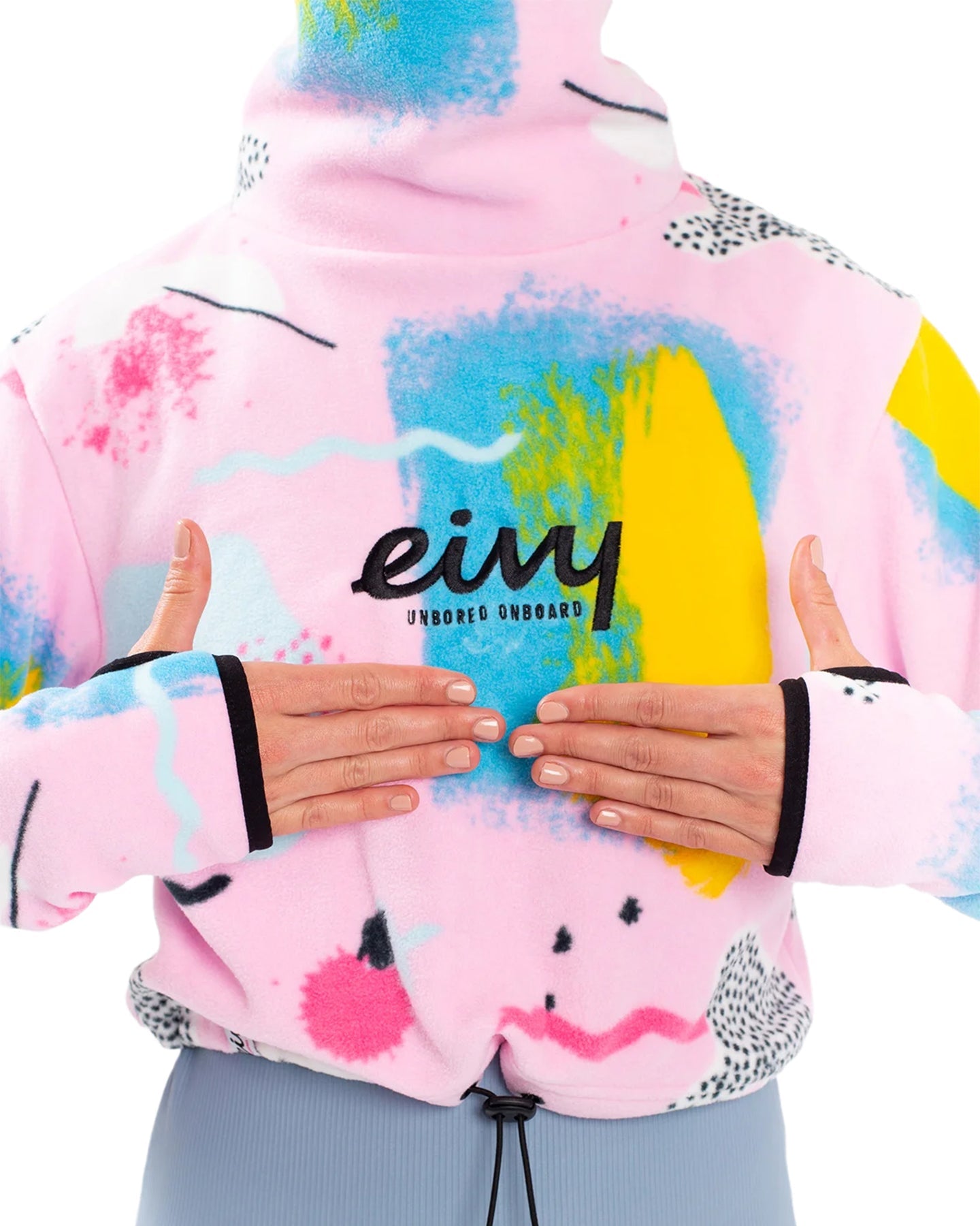 Eivy Peg Cropped Women's Fleece - Certain Shapes Hoodies & Sweatshirts - Trojan Wake Ski Snow