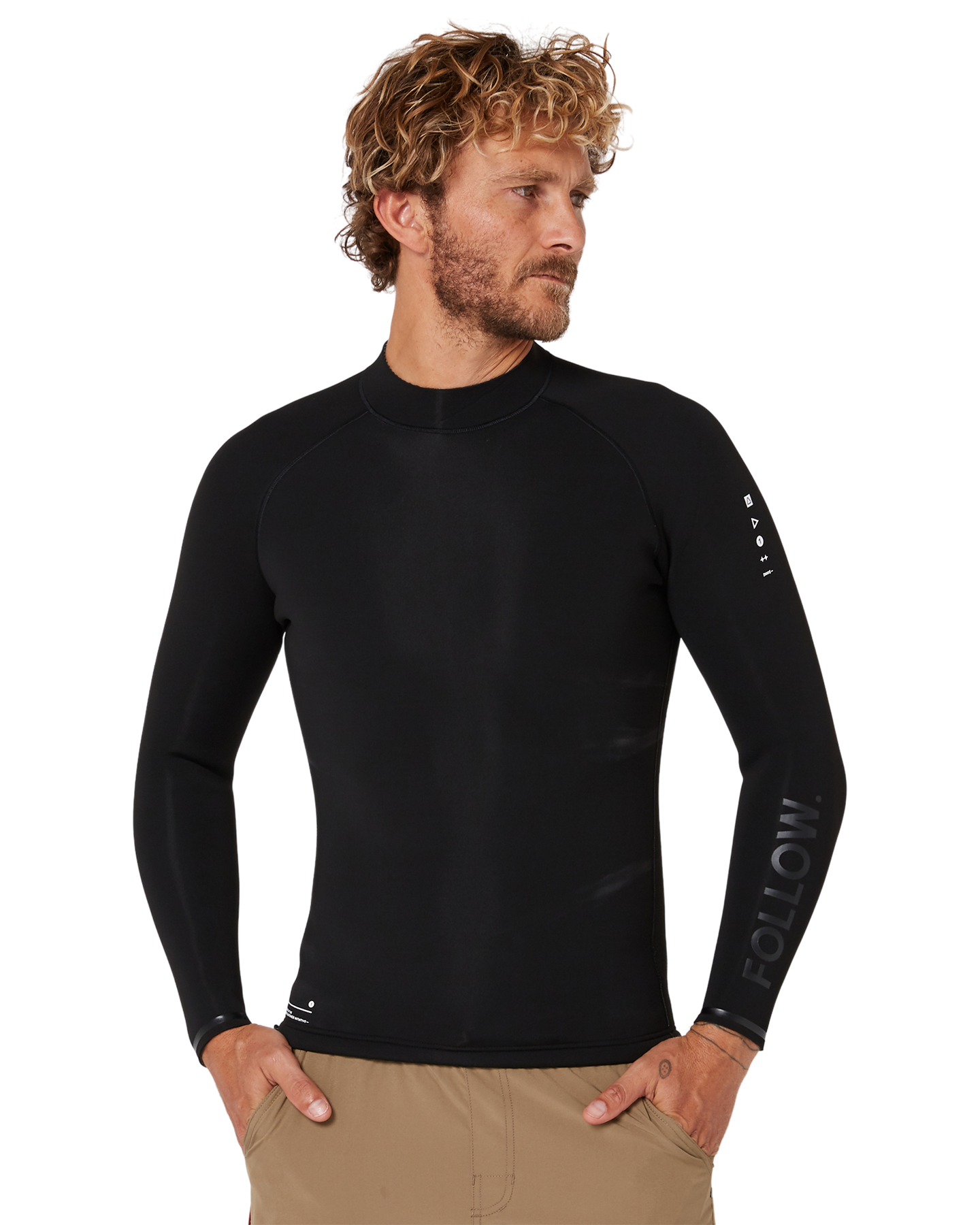 Follow P1 2Mm Wetty Top Wetsuit Tops - Trojan Wake Ski Snow