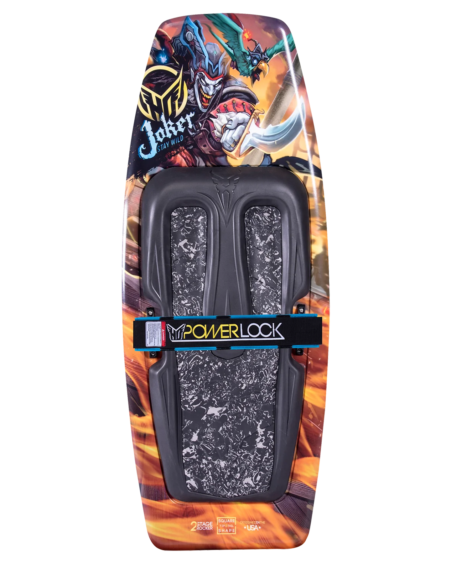 Ho Joker Kb W/ Powerlock Strap Kneeboard Kneeboards - Trojan Wake Ski Snow