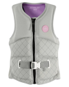 Jetpilot Allure F/E Ladies Neo Vest - Light Grey - 2023 Life Jackets - Trojan Wake Ski Snow