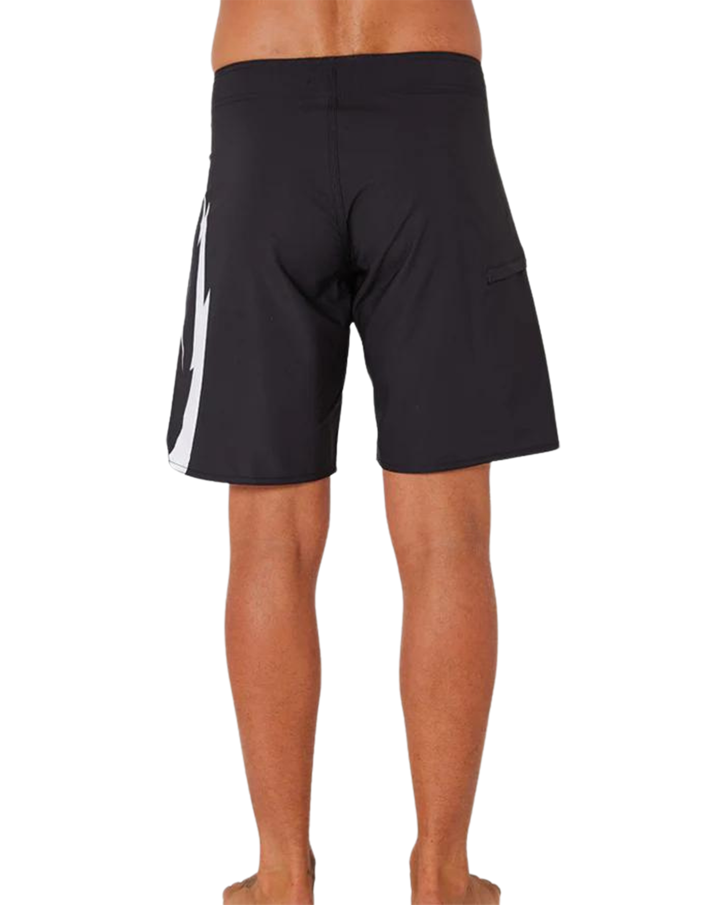 Jetpilot Bolts Men's Rideshort - Black/White - 2024 Wetsuit Shorts - Trojan Wake Ski Snow