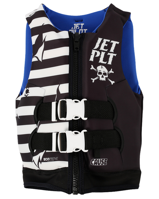 Jetpilot Cause Boys' F/E Kids' Eco Vest Life Jackets - Trojan Wake Ski Snow