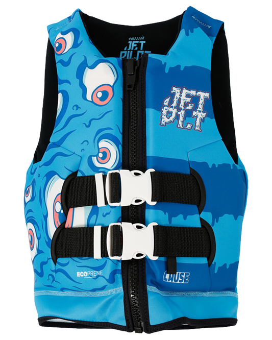 Jetpilot Cause Boys' F/E Kids' Eco Vest Life Jackets - Trojan Wake Ski Snow