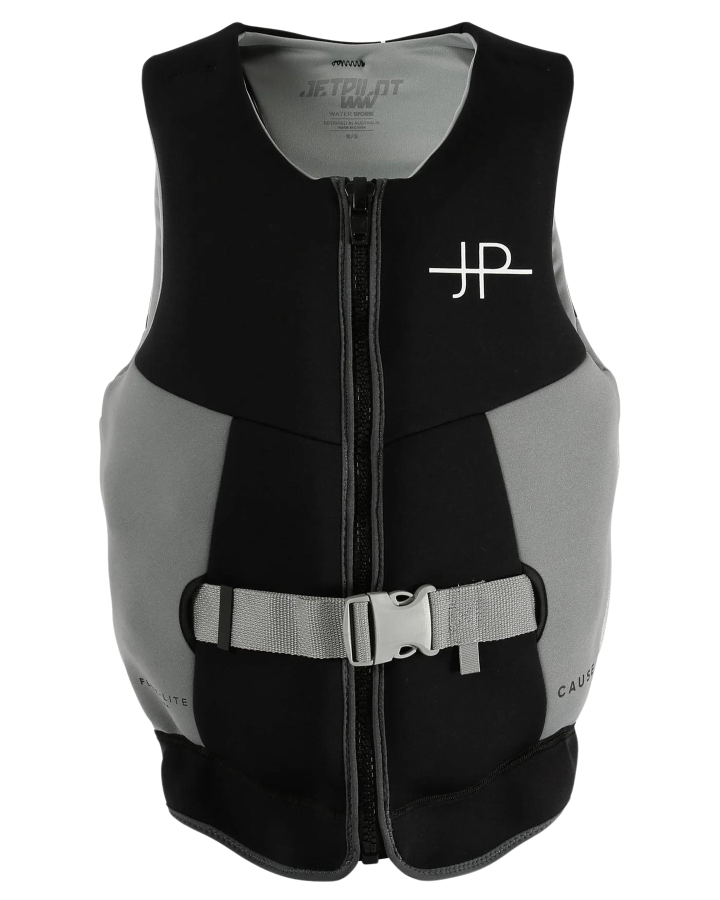 Jetpilot Cause F/E Ladies Neo Vest - Black - 2023 Life Jackets - Trojan Wake Ski Snow