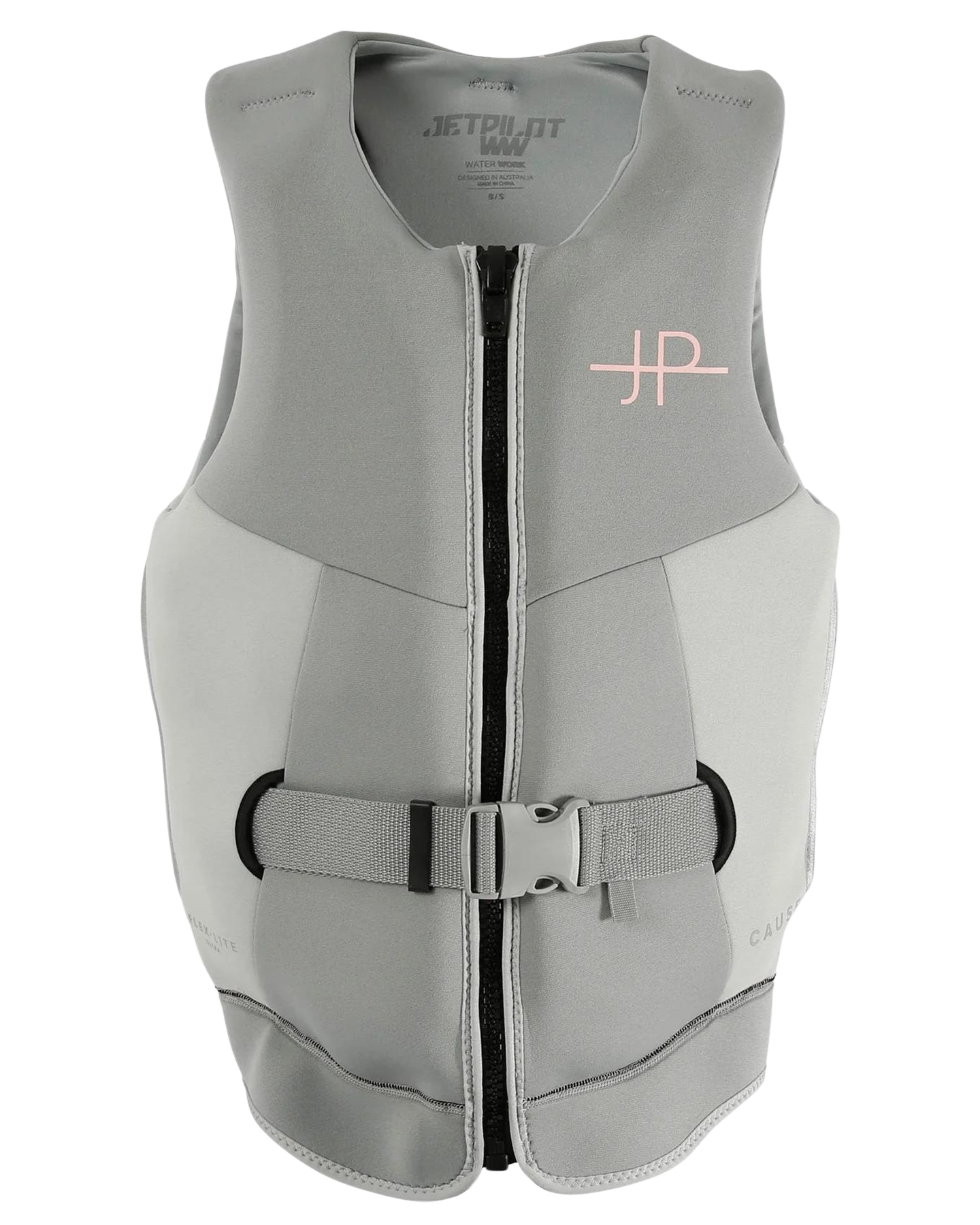 Jetpilot Cause F/E Ladies Neo Vest - Grey Life Jackets - Trojan Wake Ski Snow