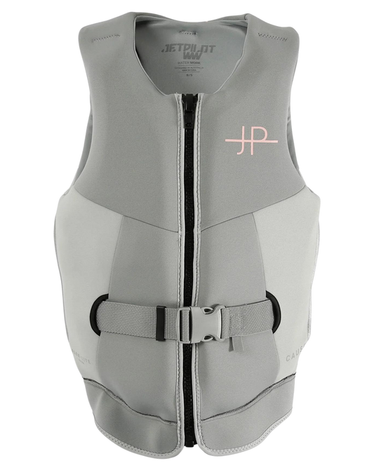 Jetpilot Cause F/E Ladies Neo Vest - Grey Life Jackets - Trojan Wake Ski Snow