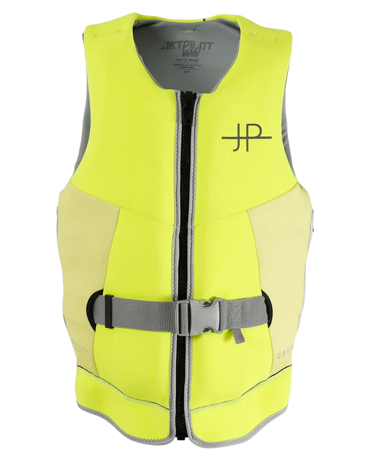 Jetpilot Cause F/E Ladies Neo Vest - Yellow Level 50 Life Jackets - Trojan Wake Ski Snow