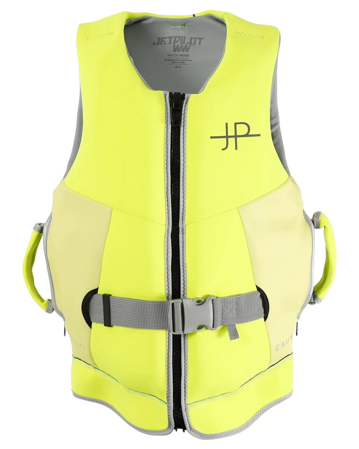 Jetpilot Cause F/E Ladies Neo Vest - Yellow Level 50 Life Jackets - Trojan Wake Ski Snow