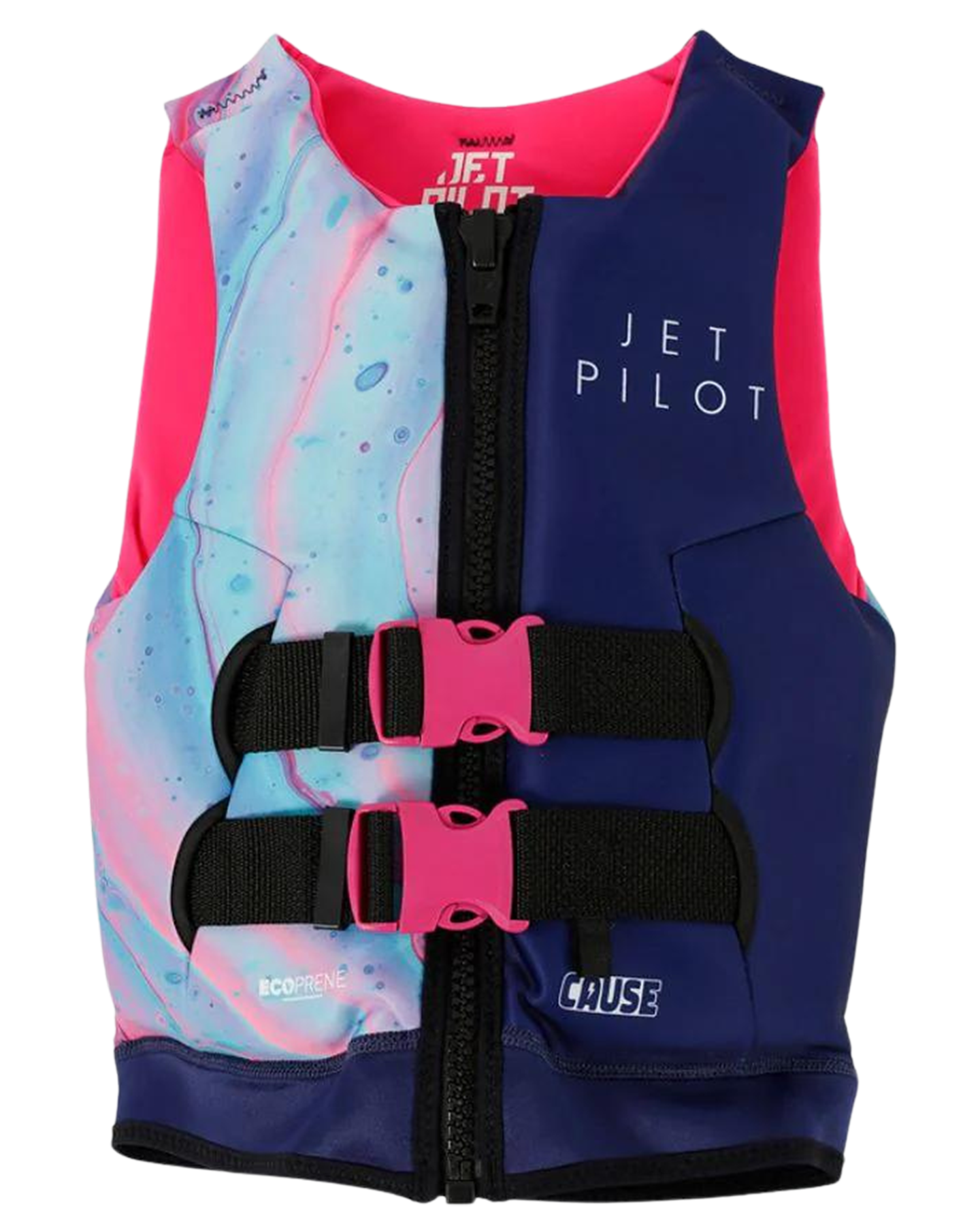 Jetpilot Cause Girls' F/E Kids' Eco Vest Life Jackets - Trojan Wake Ski Snow