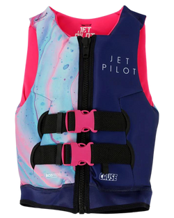 Jetpilot Cause Girls' F/E Kids' Eco Vest Life Jackets - Trojan Wake Ski Snow