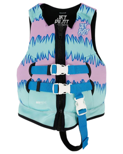 Jetpilot Cause Girls' F/E Kids' Eco Vest Life Jackets - Trojan Wake Ski Snow