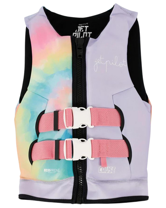 Jetpilot Cause Girls' F/E Kids' Eco Vest Life Jackets - Trojan Wake Ski Snow