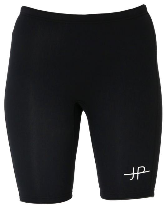 Jetpilot Cause 9" Ladies Neo Short - Black - 2024 Wetsuit Shorts - Trojan Wake Ski Snow