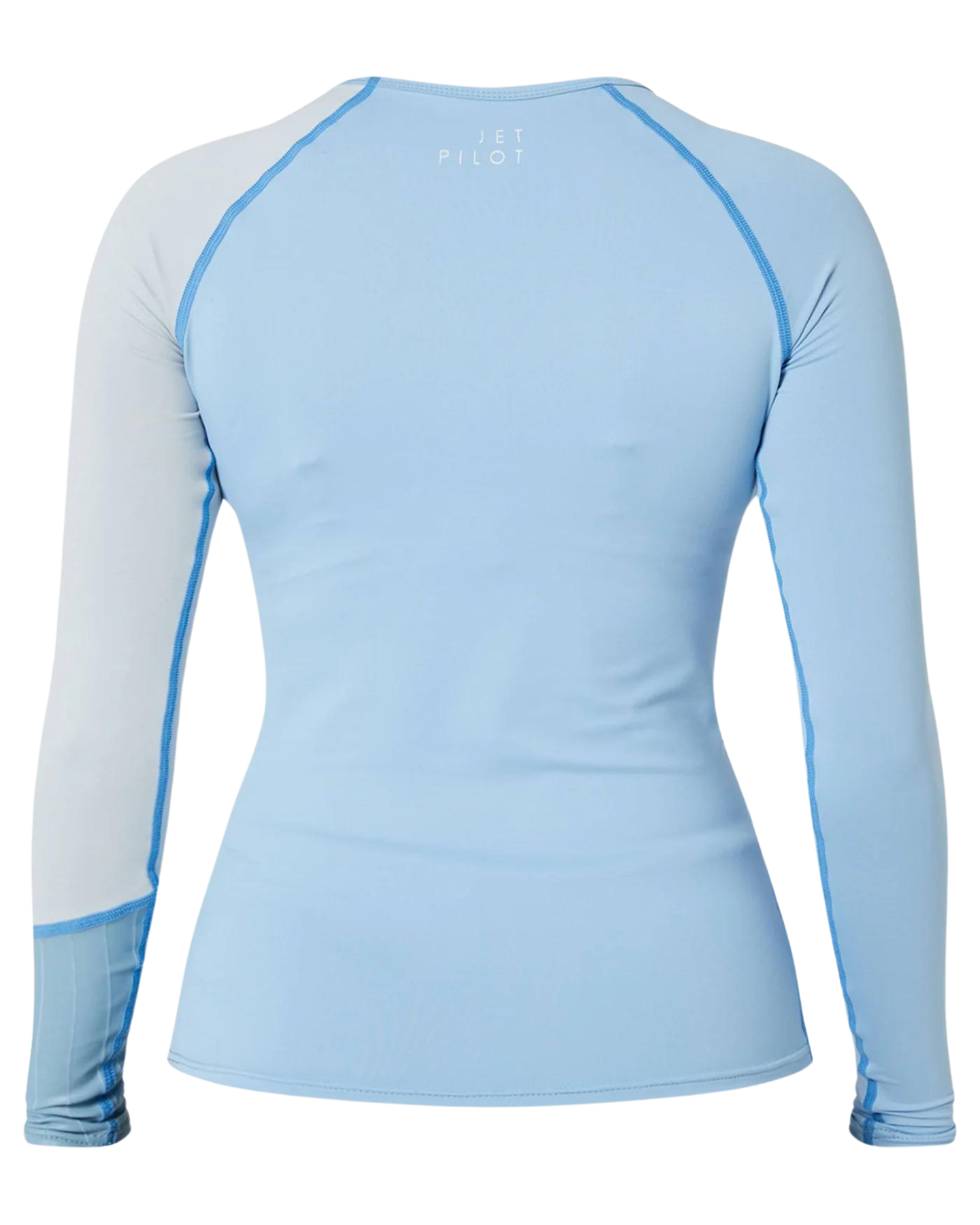 Jetpilot Cause LS Ladies Rashie - Blue - 2023 Rashies - Womens - Trojan Wake Ski Snow