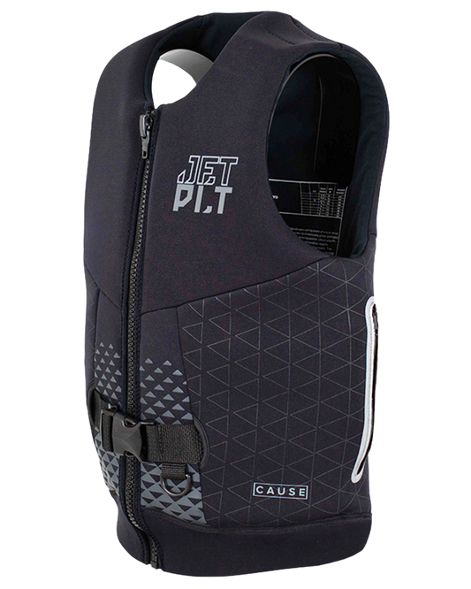 Jetpilot Cause Mens S-Grip F/E Neo Vest - Black Life Jackets - Trojan Wake Ski Snow