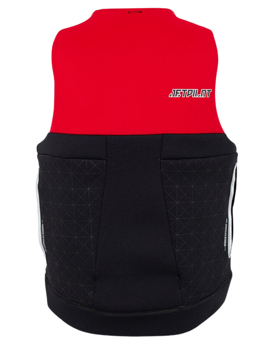 Jetpilot Cause Mens S-Grip FE Neo Vest - Red Level 50 - 2023 Life Jackets - Trojan Wake Ski Snow