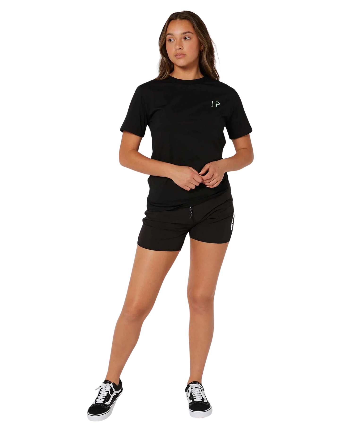 Jetpilot Corp Ladies 5" Rideshort - Black - 2023 Wetsuit Shorts - Trojan Wake Ski Snow