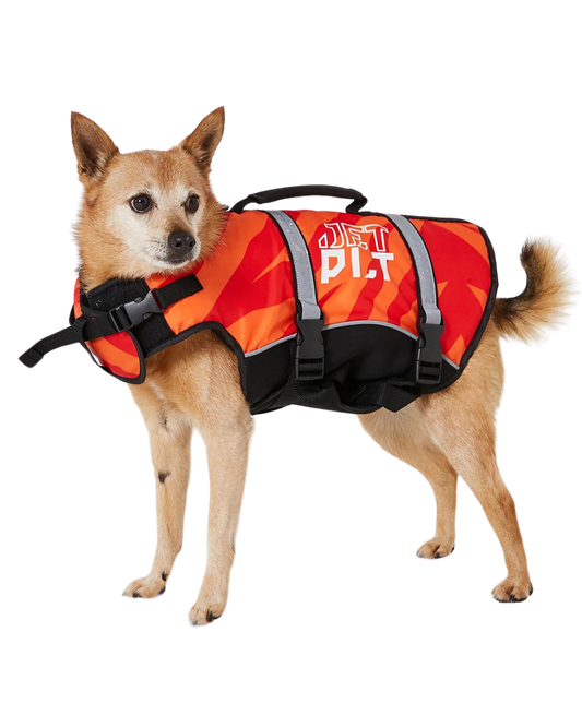 Jetpilot Dog Pfd - Red - 2024 Dog Vest - Trojan Wake Ski Snow