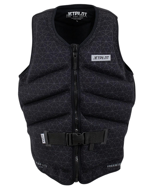 Jetpilot Freeride F/E Mens Neo Vest - Black - 2023 Life Jackets - Trojan Wake Ski Snow