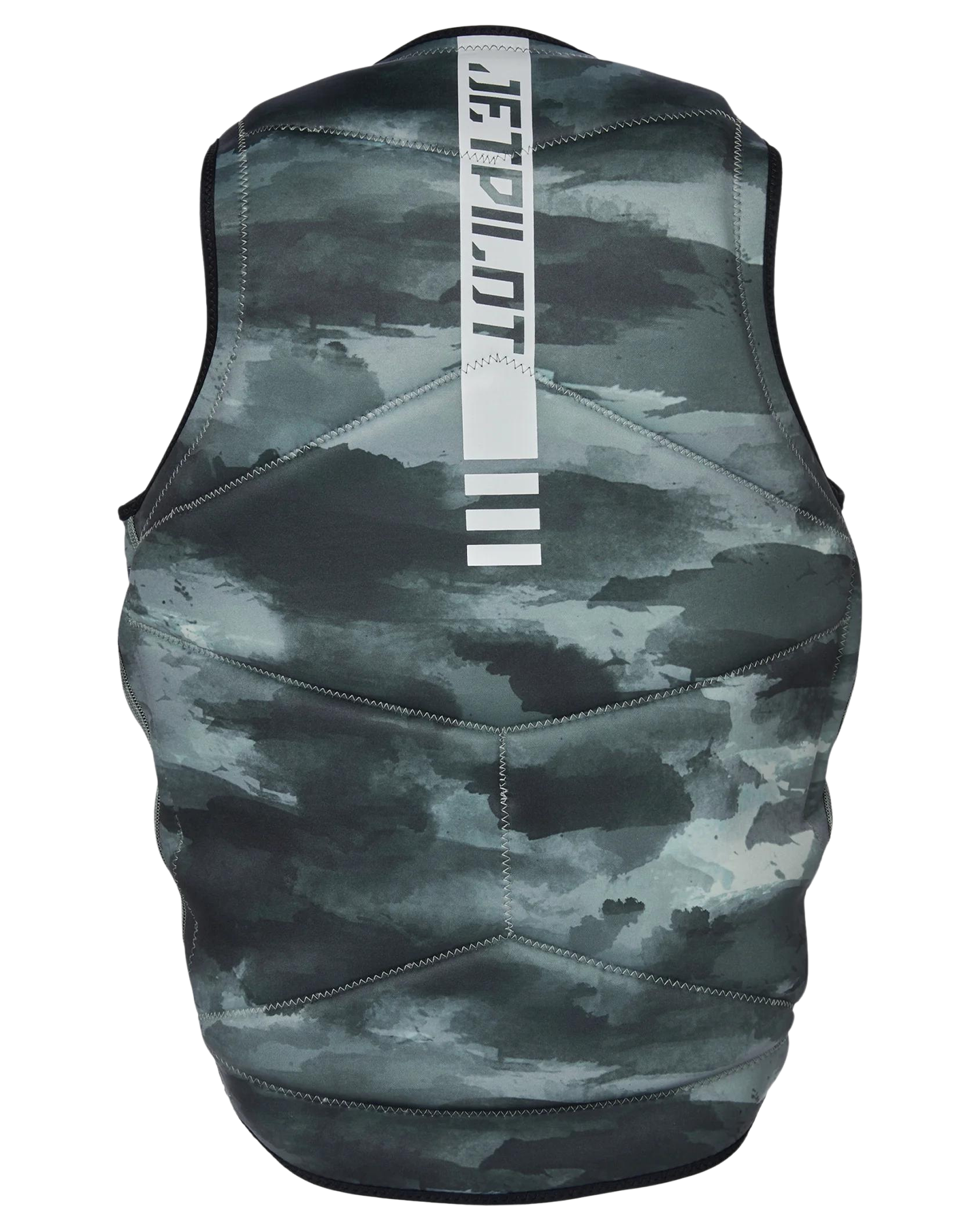 Jetpilot Freeride F/E Mens Neo Vest - Green Camo - 2023 Life Jackets - Trojan Wake Ski Snow