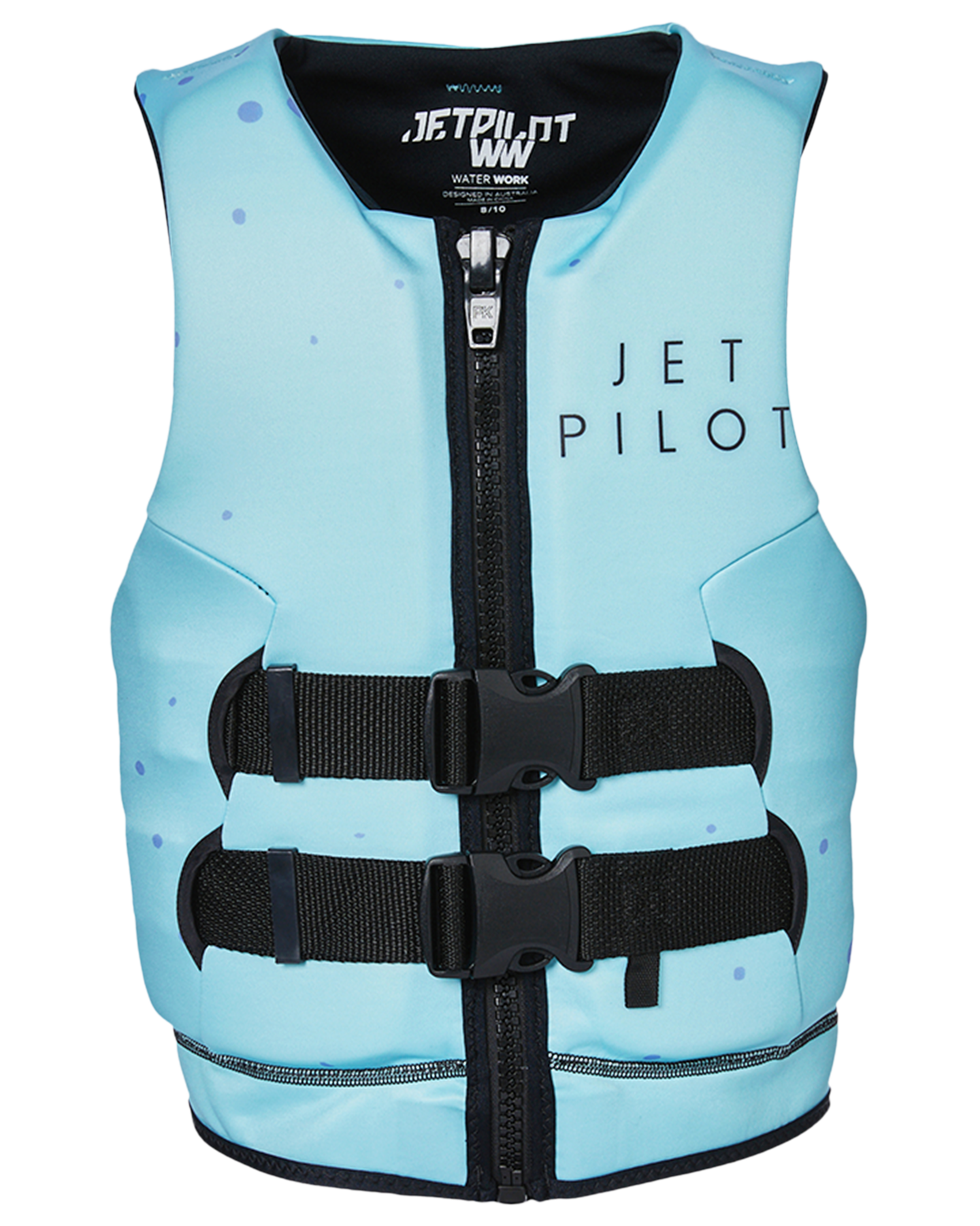 Jetpilot Girls Wings Youth Cause Neo - Blue Life Jackets - Trojan Wake Ski Snow